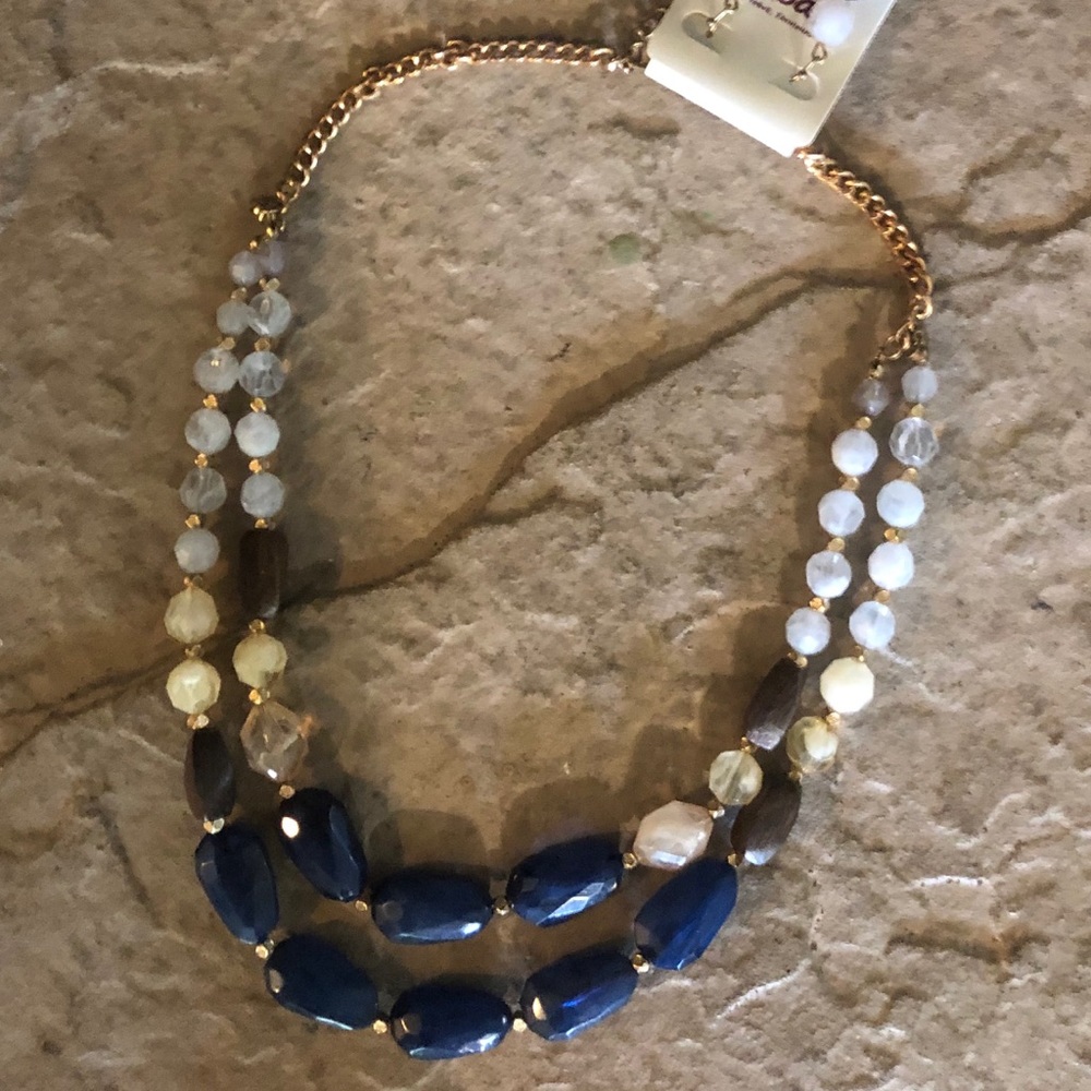 NWT Necklace with matching earrings
